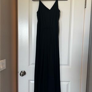 Theory Black Sleeveless Maxi Gown
